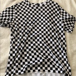 Checkered tee